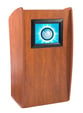 Vision Lectern/Podium with Screen, Ribbonwood Podium